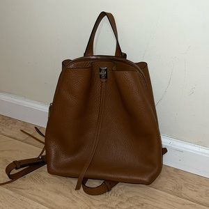 Brown leather Rebecca Minkoff backpack